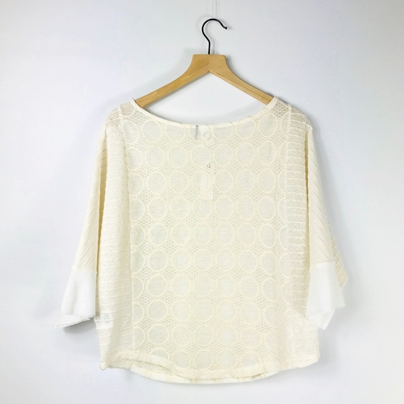 nwt anthropologie akemi + kin ilyra textured top - Picture 2 of 8